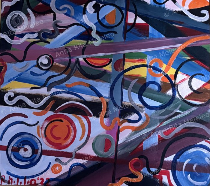 Intreccio di cerchi e linee