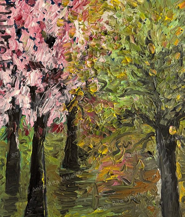Viale in primavera