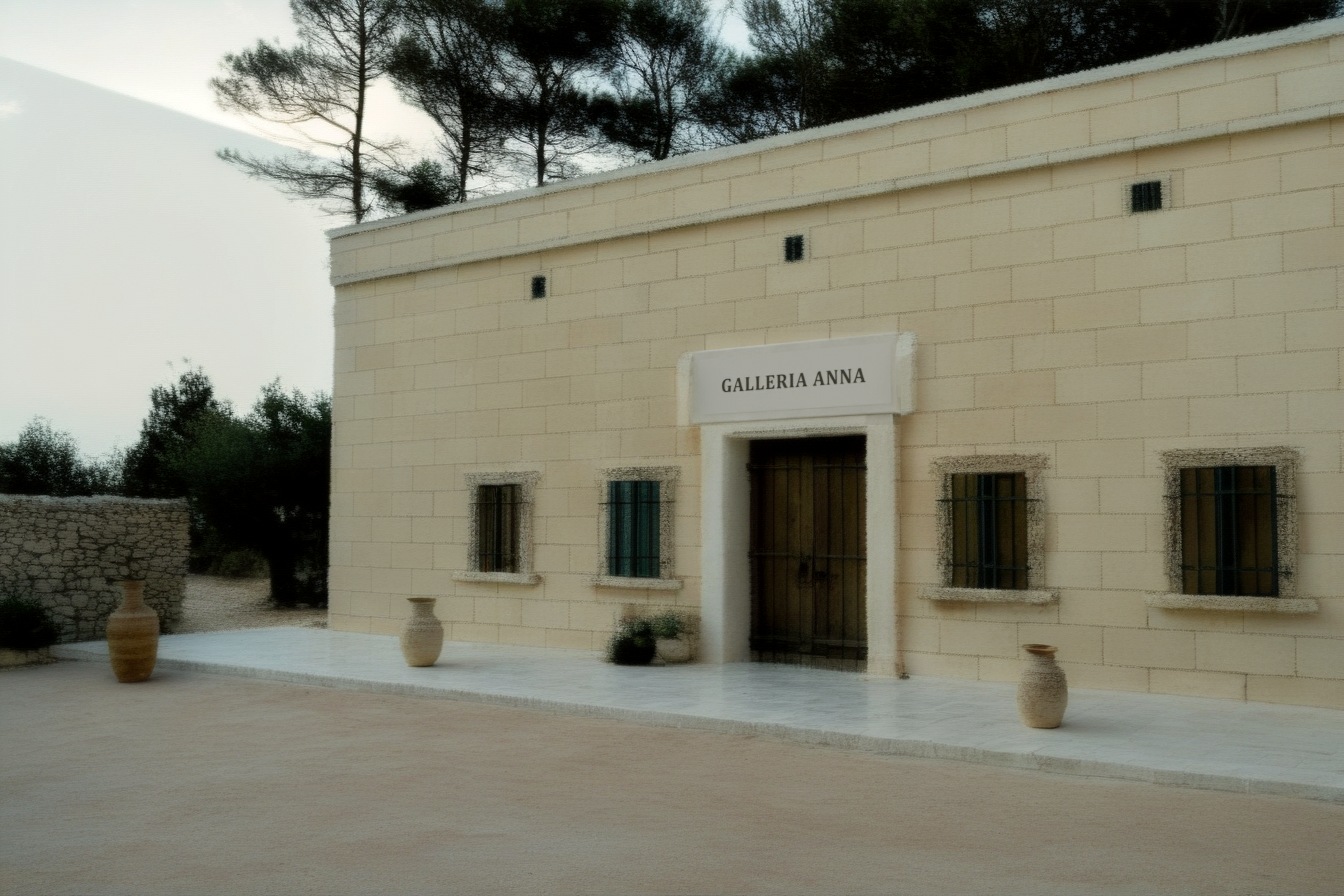 La corte della masseria al mattino